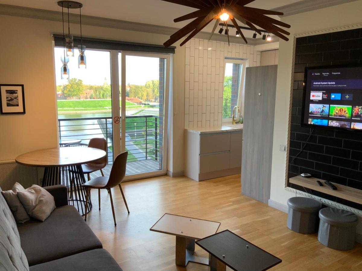 קלייפדה Riverside Apartment Self Check-In מראה חיצוני תמונה